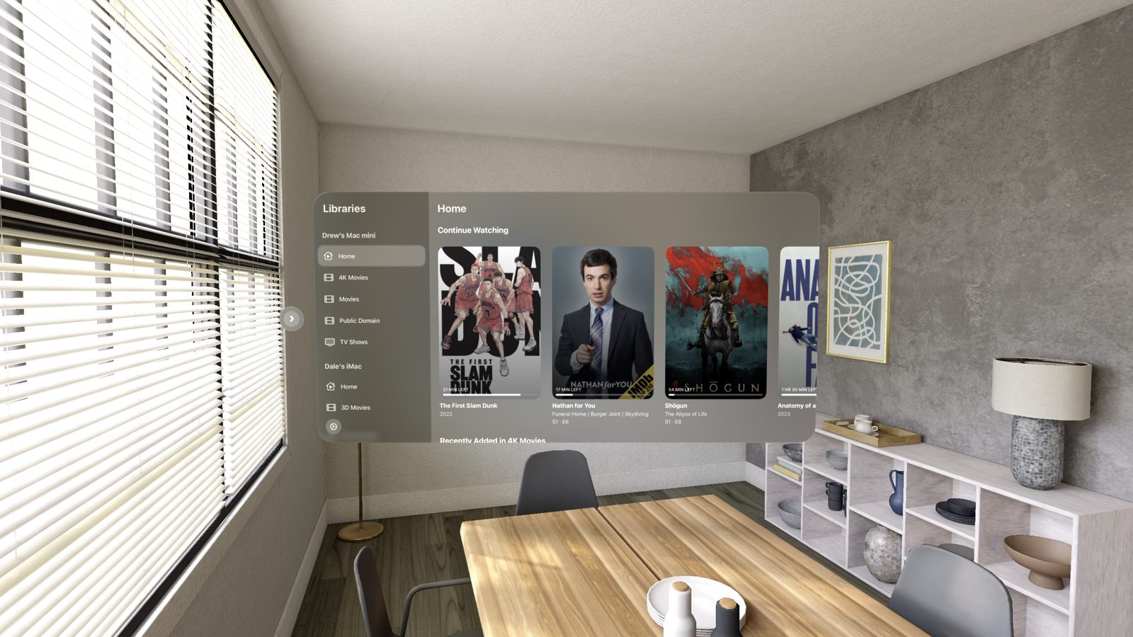Chroma's Home on Apple Vision Pro